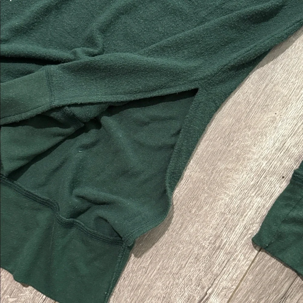 Also yoga glimpse forest green pullover sweater S